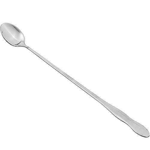 Tpingfe Long Handle Spoon, Stainless Steel Creative Coffee Ice Cream Dessert Cocktail (B)