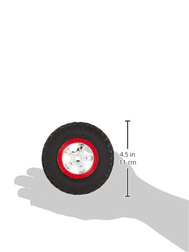 Traxxas 5867 BF Goodrich Mud-Terrain T/A KM2 Tires Pre-Glued on Chrome, Red Beadlock-Style wheels (pair)