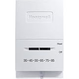 Honeywell CT50K1028 CT50K Non-Programmable Manual Thermostat, White