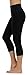 Prolific Health High Compression Women Pants Yoga Fitness Leggings (Small/Medium, Black Capri)