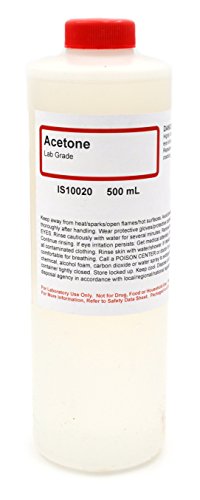 Lab-grade acetone, 500ml - the curated chemical collect…