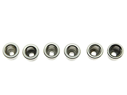 Dopro Set of 6 Nickel Guitar String Through Body 5/16" String Ferrules for American Standard Telecaster