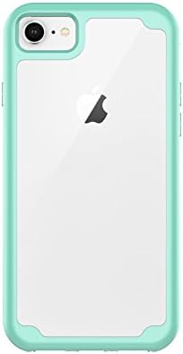 iPhone 8 case, iPhone 7 Case PSRAT Shockproof Transparent Clear Slim Protective Case, Scratch Resistant Dual Layer Hybrid Soft TPU+Hard Bumper Frame Protective Cover For Apple iPhone8/iPhone7