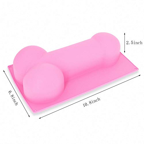 Large Size Bachelorette Party Cake Mold - MoldFun Funny Novelty Shape Silicone Cake Soap Pan for Homemade DIY, Bride-to-be Party Supplies Gifts