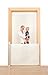 Lascal KiddyGuard Avant, White, Retractable Baby Safety Gate, Simple One-Hand Operated Childproof Locking Mechanism, Elegant Brushed Aluminum Design Fits Any Décor, Fits Inside Openings Up To 48”