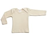 Hocosa Baby Shirt, Long Sleeves, Organic Wool-Silk Blend