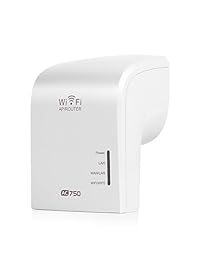TNP AC750 Dual Band Wi Fi Range Extender Wireless Repeater Router with Ethernet Port Wall Outlet   WiFi Amplifier Wireless Access Point AP Signal Booster Antenna IEEE 802.11n g b 802.11ac WPS