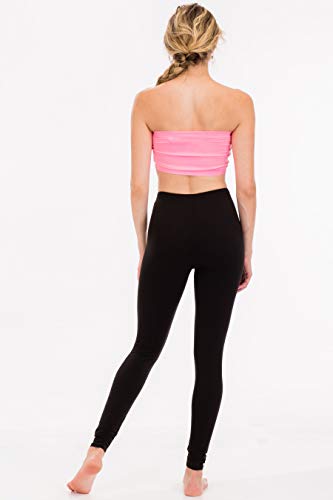 image for TOP LEGGING TL Women's 4 Pack One Size Strapless Seamless Active Base 