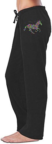 RABBEAT Rainbow Unicorn Soft Tour Sweatpants Womens Leisure Wear