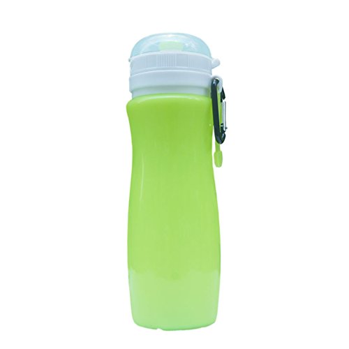 Fantasyday collapsible water bottle, 450 ml bpa free si…