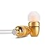 Betron ELR50 Earphones Earbuds Headphones, Balanced Bass Driven Sound, Noise Isolating, Stereo for iPhone, iPod, iPad, Samsung and Mp3 Players (Gold)thumb 2