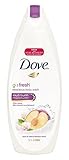 Dove Body Wash, Go Fresh, Rebalance, Plum and Sakura Blossom, 22 Ounces (Pack of 3)