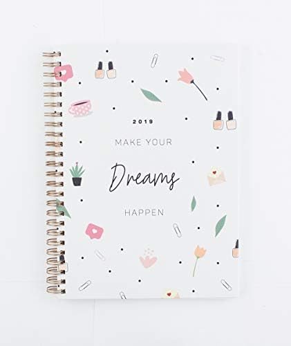 Casterli – Annual Agenda 2019 16 x 22 cm Week to View – Make Your Dreams Happen