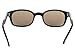 Pacific Coast Original KD's Biker Sunglasses (Black Frame/Dark Brown Lens)