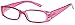 GAMMA RAY READERS 6 Pairs Ladies' Readers includes Sunglass Reader Quality Spring Hinge Reading Glasses for Women +3.50