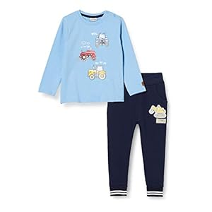 SALT AND PEPPER baby-jongens baby- en kinderkleding Set Motor Club Traktor