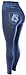 Enimay Women's Jean Look Leggings Tights Pants Floral Design Fashion Rips Floral Hip One Size