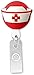 Nurse's Hat 3D Rubber Retractable Badge Holder
