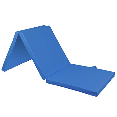 image for ZENY 6' x 2' Exercise Tri-Fold Gym Mat,Aerobics Yoga Workout Tumbling 