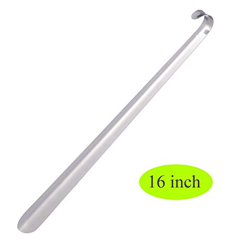 Shoe Horn, Shoe Horn Long Handle, Shoehorn - 16 Inch Long Shoe Horn, Shoe Horn for Men, Women, Seniors, Unibody Stainless Steel, Metal Shoe Horn, Long Handled Shoe Helper Stick, Shoehorns - Thumbnail 6