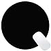 Wknoon Single Circular Blank Mouse Pad - Black - 8