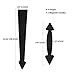 Garage Doors Decorative 240 Hinge & Magnetic Decorative Garage Door Accents, Black