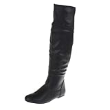 Top Moda Women's PAD-16 Round Toe Knee High Corest Boot