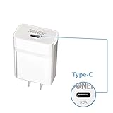 SONEic - USB Type-C (USB-C) Rapid Wall Charger, 15 Watt/3.0 Amp (3A) for Nexus 5X, Nexus 6P, Google Pixel, LG G5, HTC 10, Lumia 950/XL & All Other USB Type-C Devices - White (Cable NOT Included)
