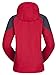 AbelWay Women’s Mountain Waterproof Windproof Fleece 3 in 1 Jacket Ski Hooded Rain Coatthumb 1