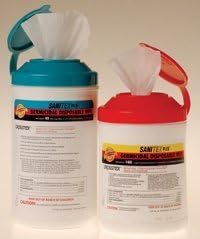 SANLC PT# SANLC- Disinfectant Wipes Sanitex Plus Large 6x6-3/4" 160/Cn by, Crosstex International