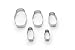 Fox Run Nesting Dolls Cookie Cutter Set, Tin-Plated Steel