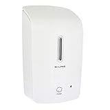 Alpine Wall Mountable, Touchless, Universal Foam Soap Dispenser for Offices, Schools, Warehouses, Food Service Facilities, and Manufacturing Plants, Battery Powered - White