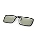Cyxus 3D Clip On Glasses [Lightweight Clear] For Movies/Cinema/TV Active Eyewear