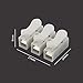 BCQLI CH-3 Push-Type Self-Locking Quick Connection Terminal 3 in 3 Out Wire Connector,30PCS