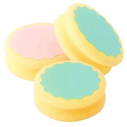 Loneflash Painless Hair Removal Sponge Pad,Effective Magic Candy Color Depilation for Leg Arm(3 Pcsï¼‰