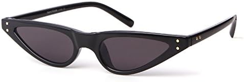 Vintage Cat-eye Sunglasses for Women Clout Goggle Triangle Glasses Rivet