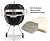 Made in USA KettlePizza Deluxe USA Pizza Oven Kit for Kettle Grills - Includes Stone and Metal Peel, KPDU-22