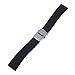 Mokingtop®New 20mm Waterproof Silicone Rubber Watch Strap Band Deployment Buckle