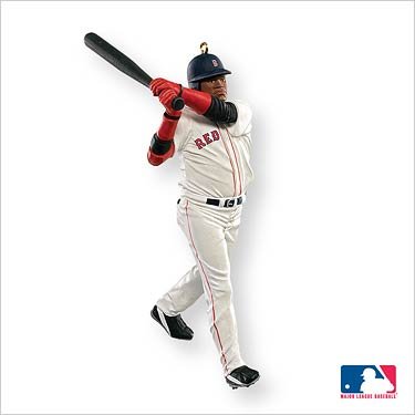 David Ortiz Big Papi Red Sox Collectible Hallmark Keepsake Ornament Figure, "At The Ballpark"