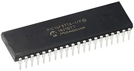 Stayhome 5pcs 8-Bit Microcontroller IC MCU 14KB 368 RAM PIC16F877A PIC16F877A-I/P DIP