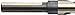 YG-1 D1191 High Speed Steel Split Point 3 Flat Black/Gold Silver/Deming Drill Bit, 118 Degree, 47/64