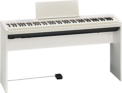 Roland 88-Note Digital Piano with Stand and Pedalboard, White (FP-30-WHC)