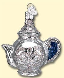Old World Christmas Teapot Glass Ornament