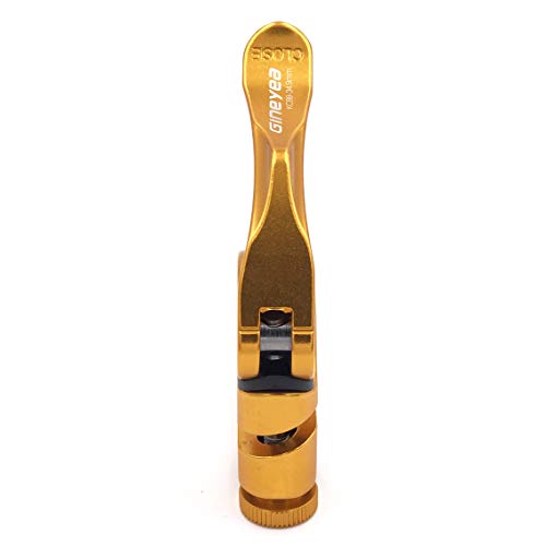 DEERU Aluminum Quick-Release Seat Post Clamp 34.9mm Bike Seat Clamp MTB Bike Road Bike Casual Bike Seatpost Clamp - Gold