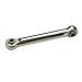 RC-CN 1 Set Silver Aluminum Steering Link Arm Tie Rod For Axial AX10 SCX10 Upgrade