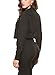 ACEVOG Womens Casual Chiffon Ladies V-Neck Cuffed Sleeve Blouse Tops (Large, Black)