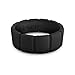 AZCOO - Simple Flat Silicone Wedding Ring for Him Engraved Inside I love u Ship in the USA
