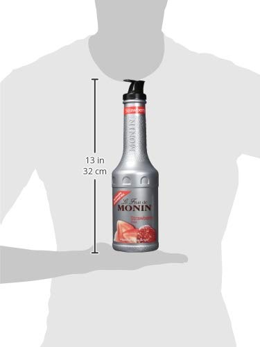 Monin FruchtPüree Mix Strawberry (Erdbeere) (1 x 1,0l) – Bild 5