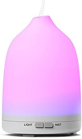 Aromatherapy Essential Oil Diffuser, Holan 120ml Ultrasonic Cool Mist Humidifier / Aroma Diffuser with Adjustable Mist Mode, 7 LED Colors and Waterless Auto Shut-Off for Bedroom, Nursery or Desk