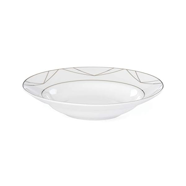 Kate Spade Arch Street Pasta Bowl, 1.00 LB, White The Home Kitchen Store